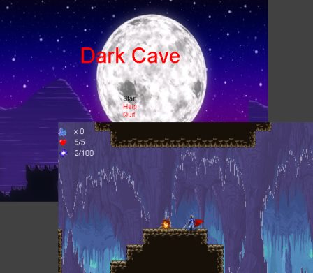 Screenshots of game